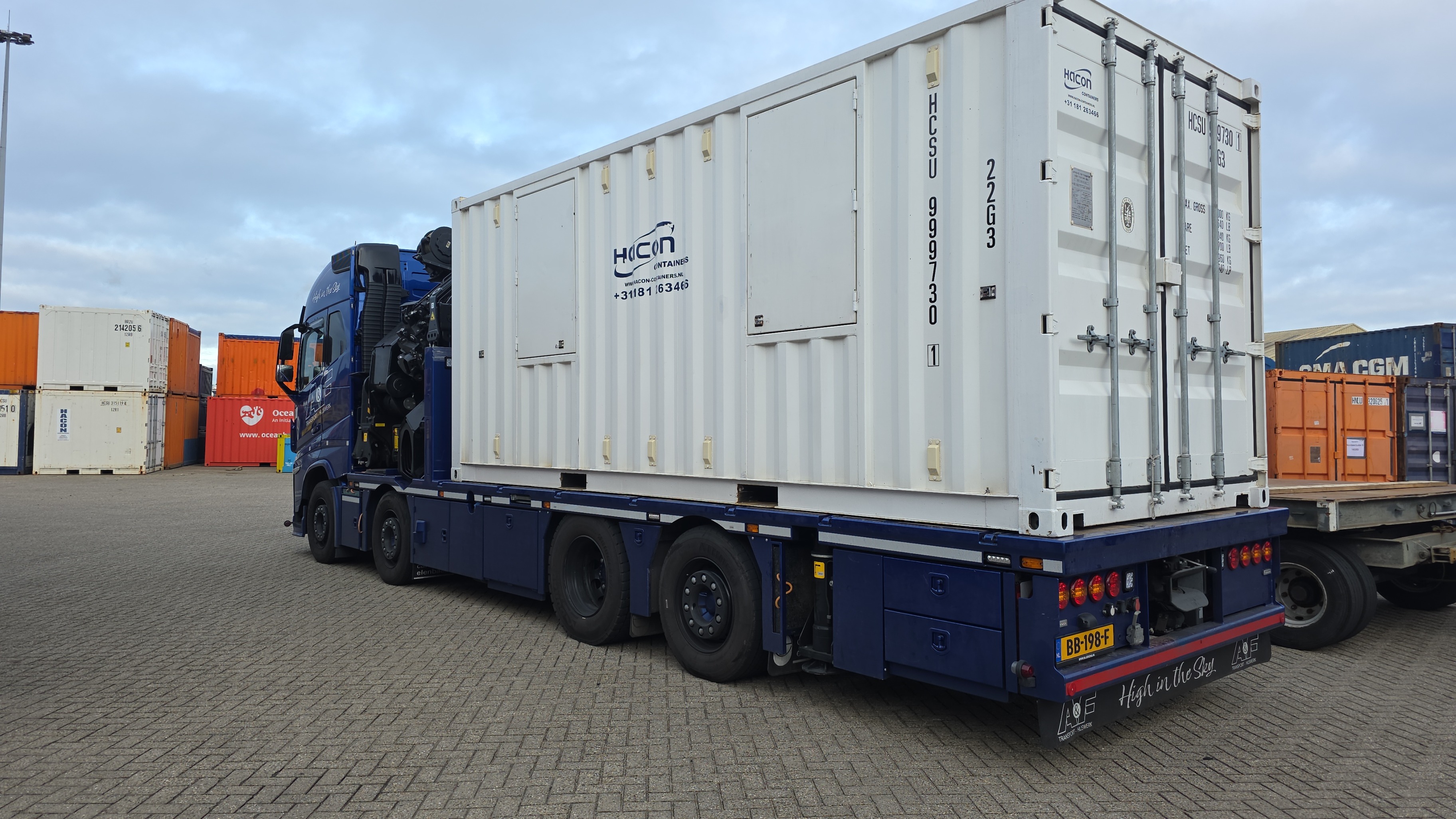 Palfinger autolaadkraan van A&F Transport